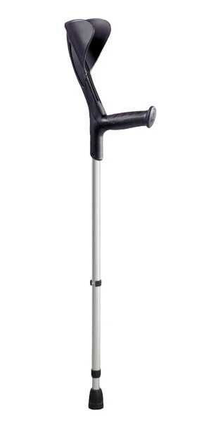 Милиця підлокітна алюмінієва, регульована, MEDOK, чорна (1 шт)