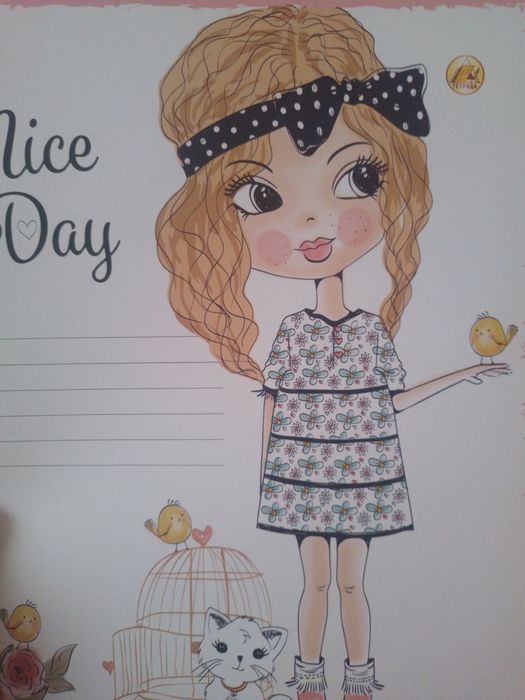 Тетради школьные для девочки (набор)