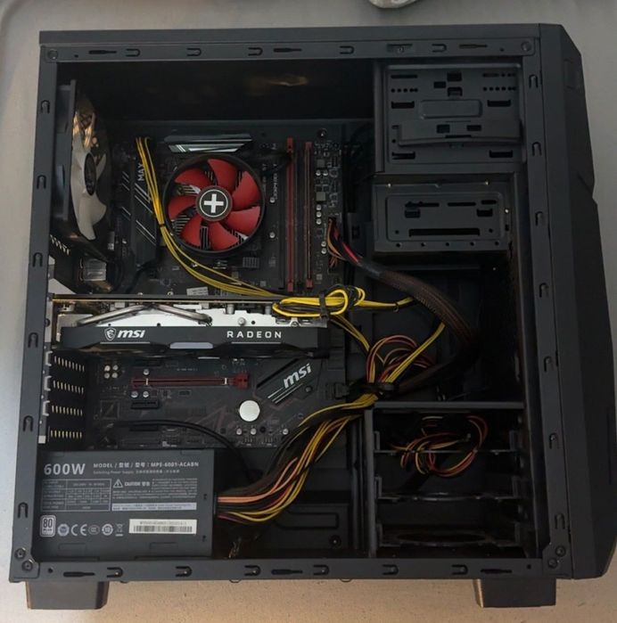 GAMINGOWY KOMPUTER PC | RX 5700 XT 8GB |Ryzen 5 pro3 600 | 16GB RAM