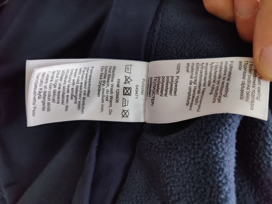 Parka ciążowa ciemnoniebieska