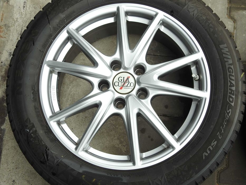 4x Alufelgi 5x114,3 17'' 7J ET35 RONAL 21r NISSAN RENAULT +TPMS DEMO