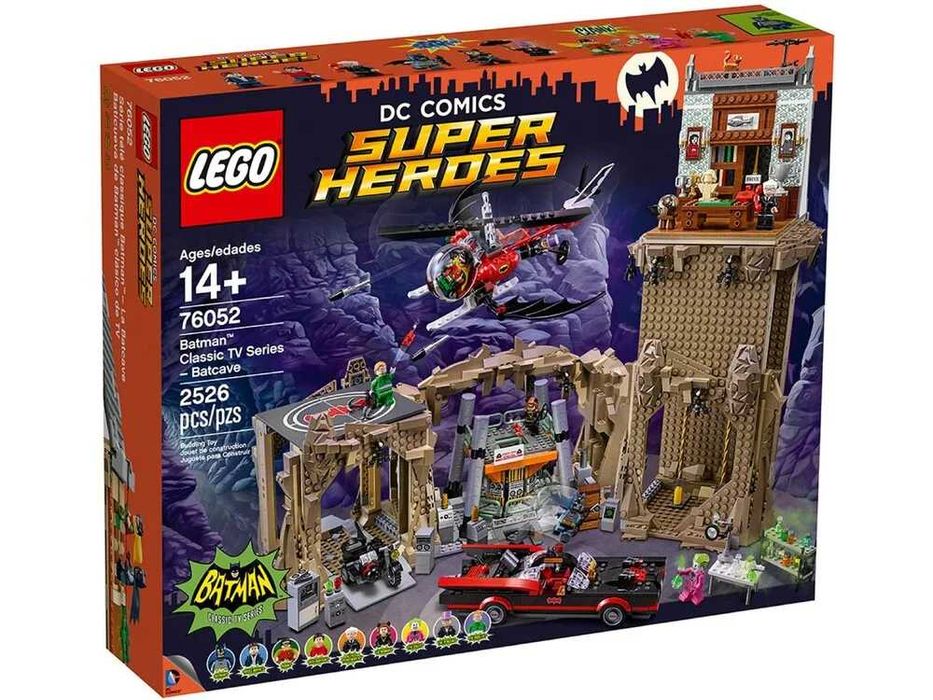 LEGO 76052 Super Heroes Печера Бетмана - Класичне ТБ шоу Batman