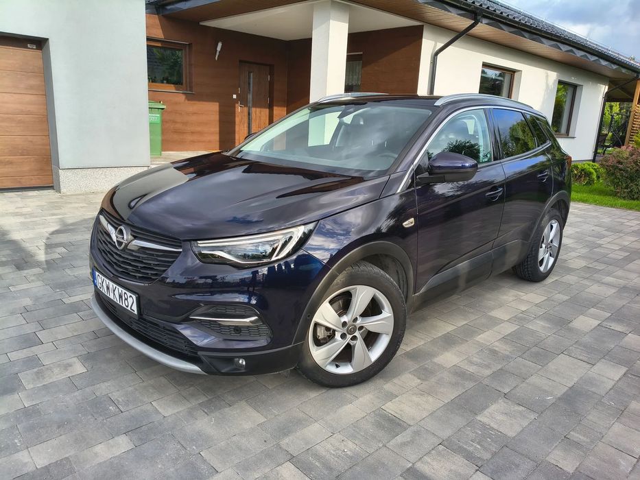 Opel Grandland X Pięny, bezwypadkowy, mały przebieg, serwis, Full LED, 2.0 automat