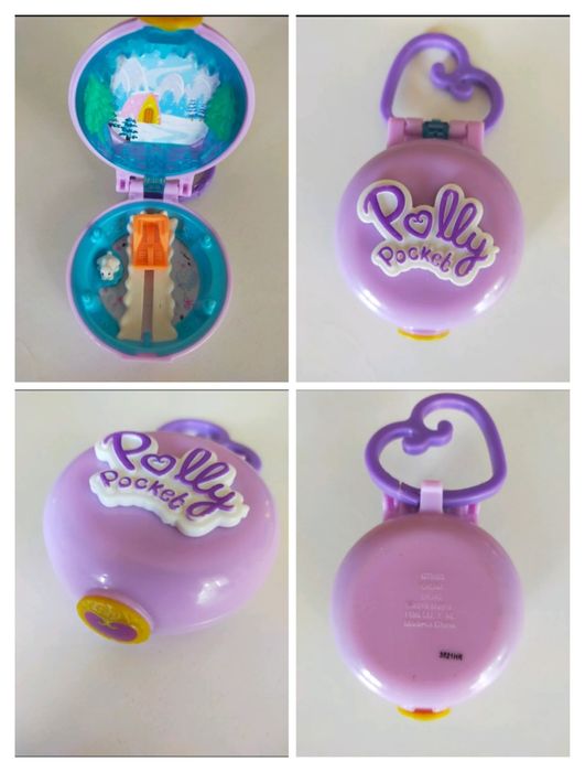 Polly Pocket lote 4 casas e bonecas