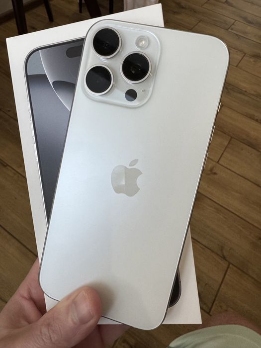 Iphone 16 Pro Max 256 White Titanium Never E-sim