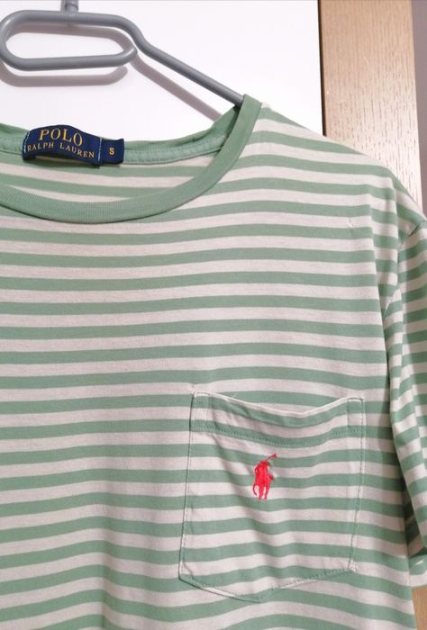 Damska koszulka, t-shirt, bluzka w paski Ralph Lauren