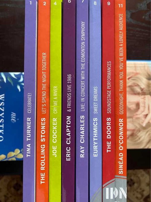 Wielka kolekcja 8 płyt DVD i książek Ikony Muzyki
Bardzo dobry