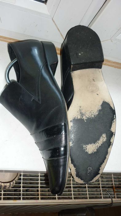 Kurt Geiger- skórzane męskie półbuty wizytowe  r; 45