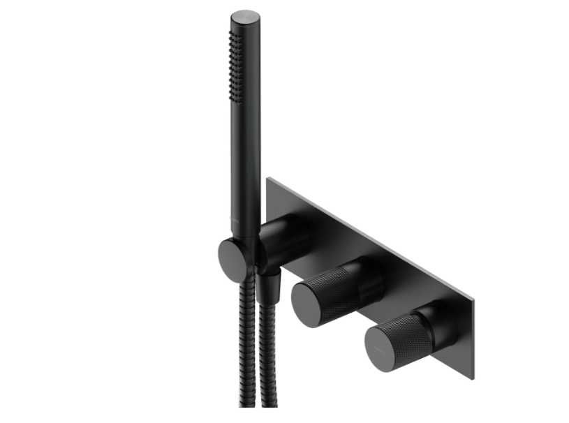OMNIRES Bateria prysznicowo-wannowa podtynkowa CT8035-1AT antracyt