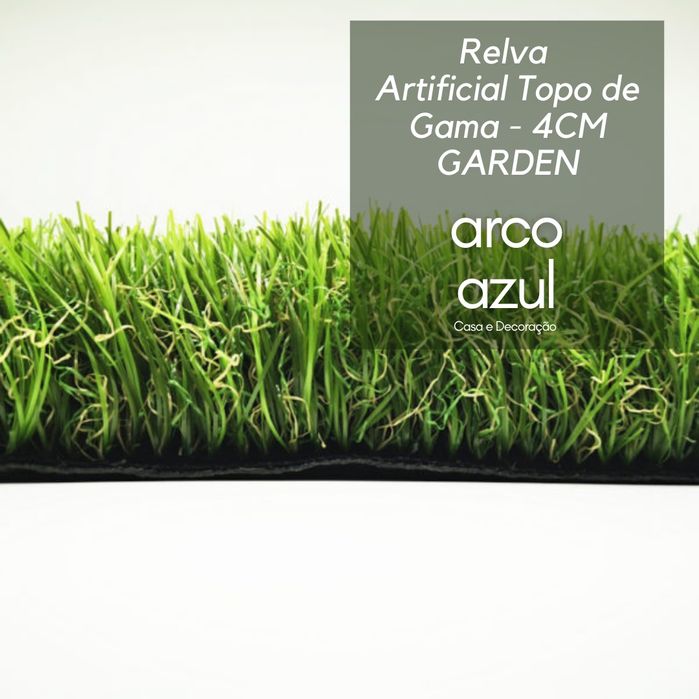 Relva Artificial Top Quality - 4cm - Gama Garden By Arcoazul