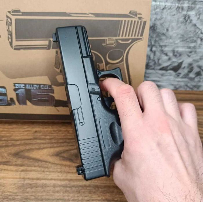 Пистолет Глок Glock 18 Galaxy G15 на пульках Металл детский игрушечный