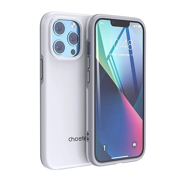 Choetech MFM Anti-drop etui pokrowiec iPhone 13 Pro Max biały (PC0114-