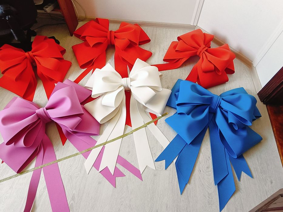 Бант на машину! Бант червоний великий, бант большой