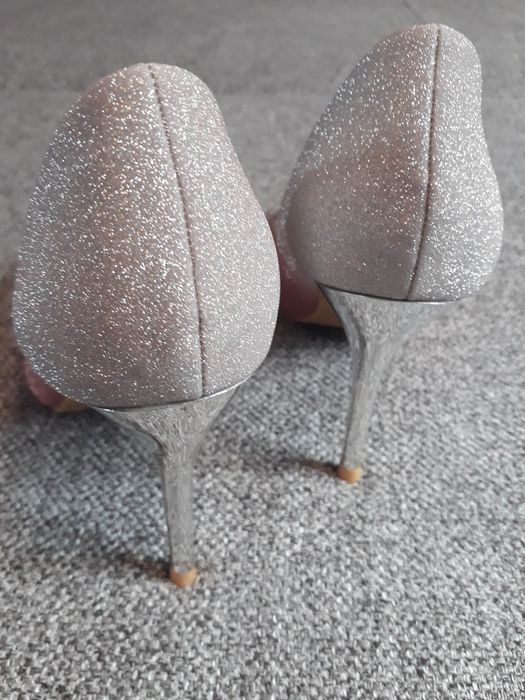 Szpilki,ombre, błyszczące,r.38 Nowe,piękne!