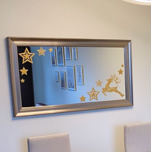 Lustro miedziany kolor 112x62