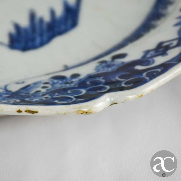 Travessa em porcelana da China, Período Qianlong, séc. XVIII