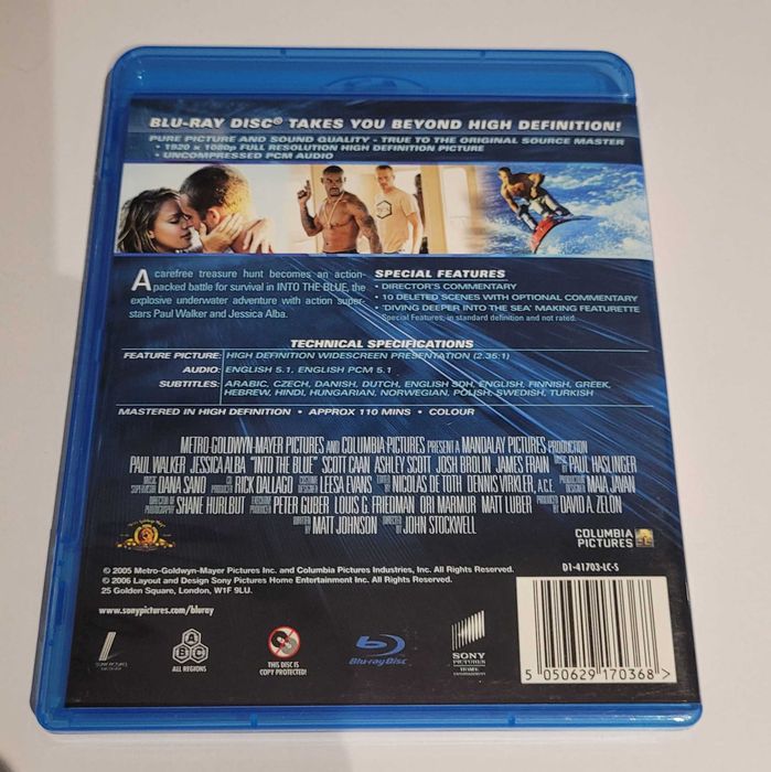 Błękitna głębia Blu-ray PL