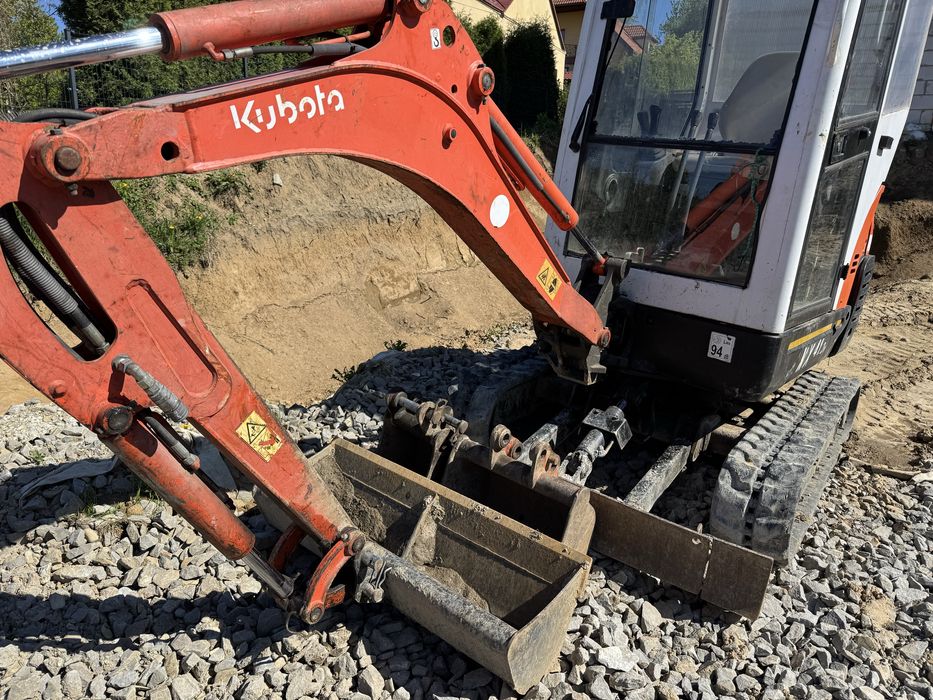 Wynajem Mini Koparki Kubota z operatorem lub bez Krosno Jasło Brzozów
