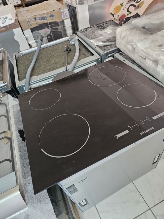 Placa vitrocerâmica usada