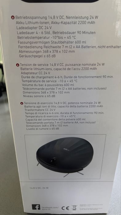 Robot asirador automatico como Novo