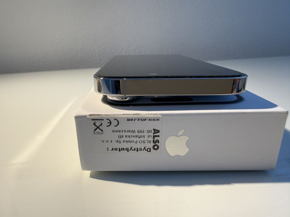 iPhone 14 Pro 128GB Silver | stan IDEALNY + etui + pudełko