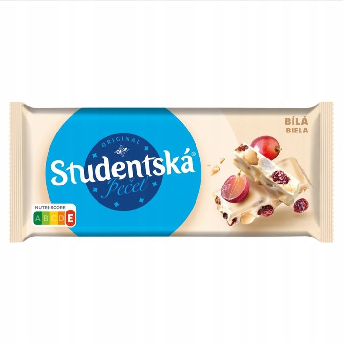 Czekolada Studentska Biała 170 G