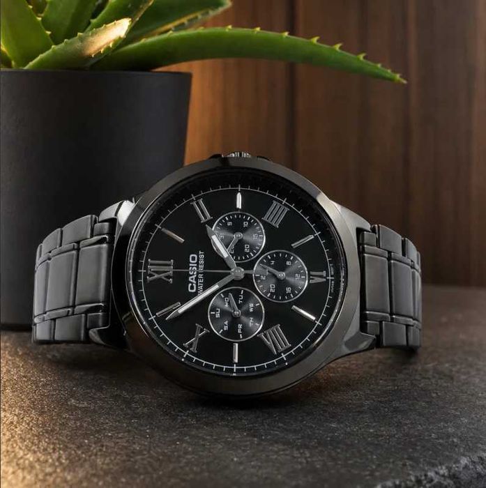 Годинник Casio MTP-V300 Чоловічий наручний годинник Casio, Оригінал, Гарантія 24 міс.