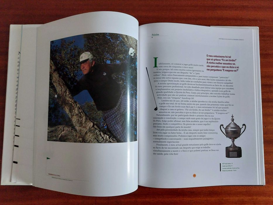 Livro Paixões: Histórias de Golfe na Primeira Pessoa - Unibanco
