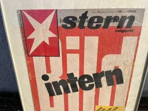Capa de revista alemã / Hamburgo 1977