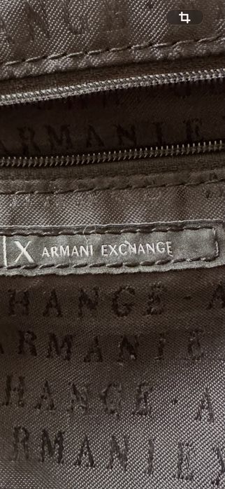 сумка шкіряна Armani