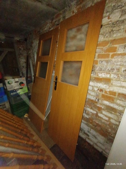 Drzwi wewnętrzne 60 prawe cena za 2 szt.