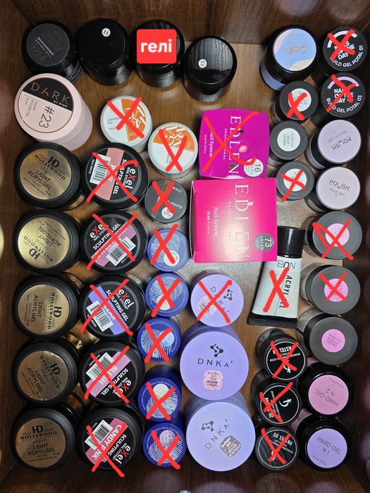 Продам гелі, бази, топи, гель-лаки, декор