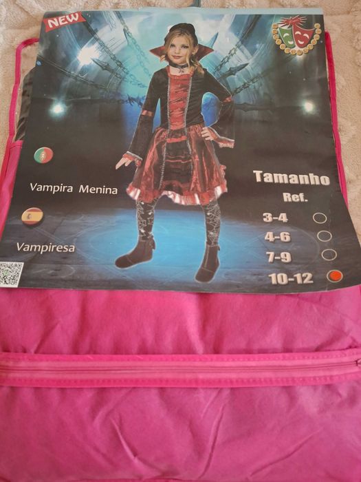 Disfarce Vampira Menina