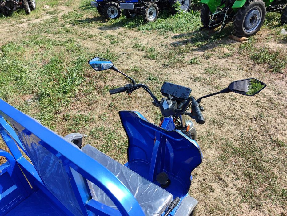 Электро Трицикл грузовой Дозер 1200 ватт Индия с Доставкой домой