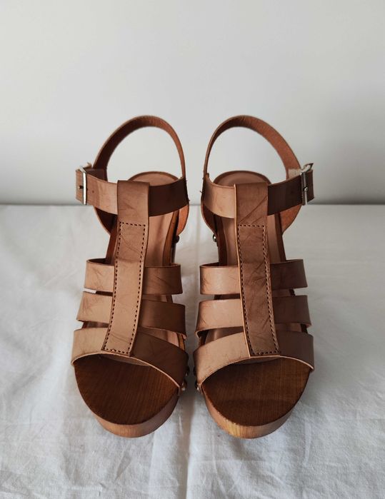 Sandálias, Bege Acastanhado, Natura, Tamanho 36