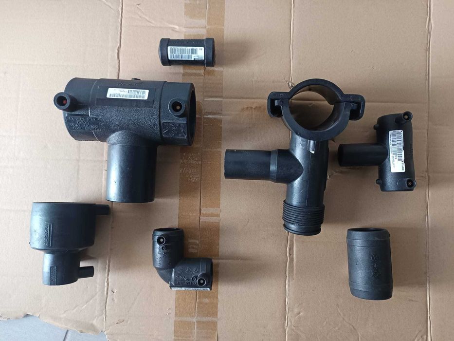 Diversos acessórios eletrosoldadura PE