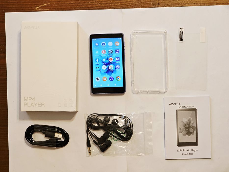 МР4 музикальний плеєр AGPTEK T06S 16гГб