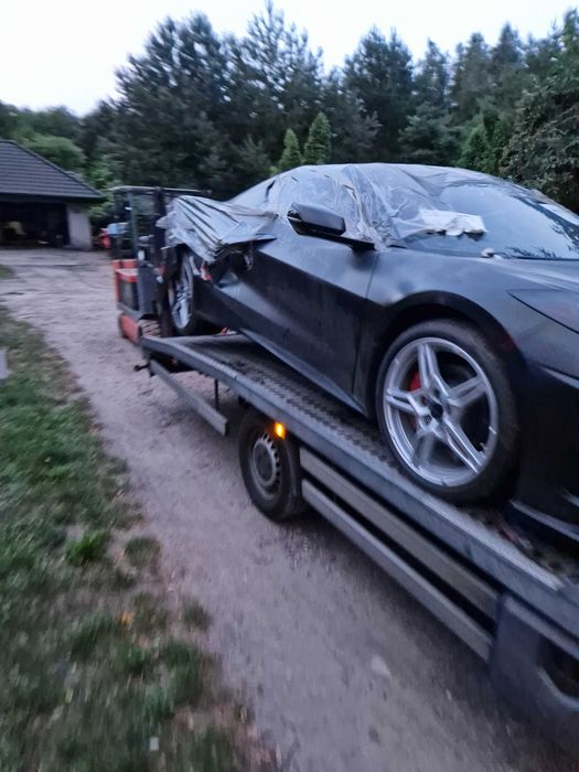 Corvette c7 prawa szyba lusterko i c8  szybai czesci