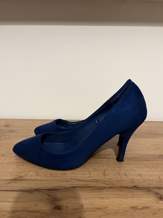 Salto alto Azul-Marinho