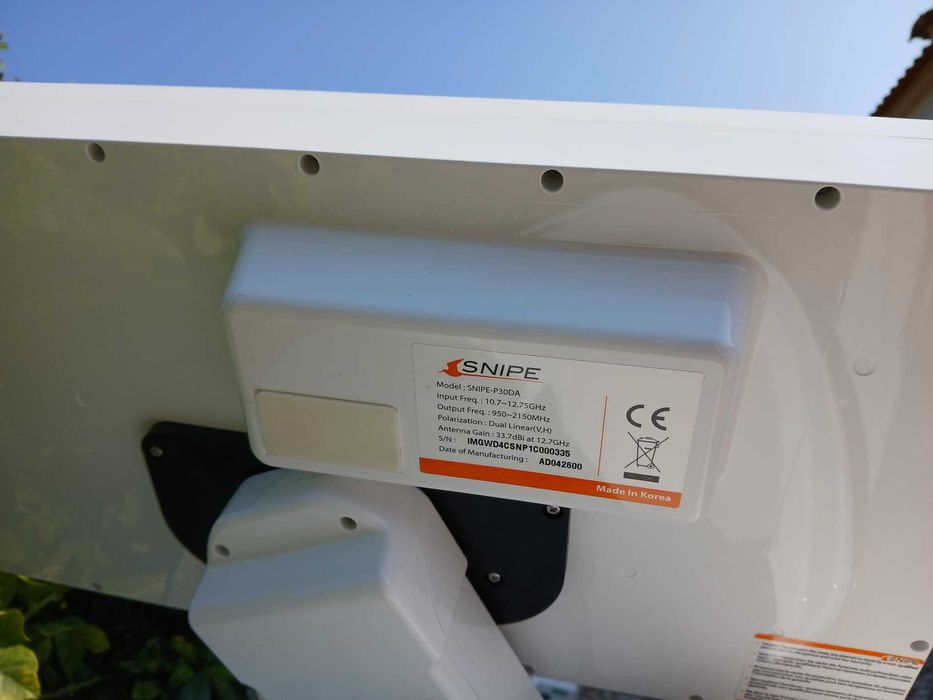 Antena parabólica automática Snipe