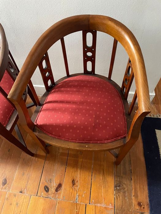 Conjunto de cadeirões Arte Deco