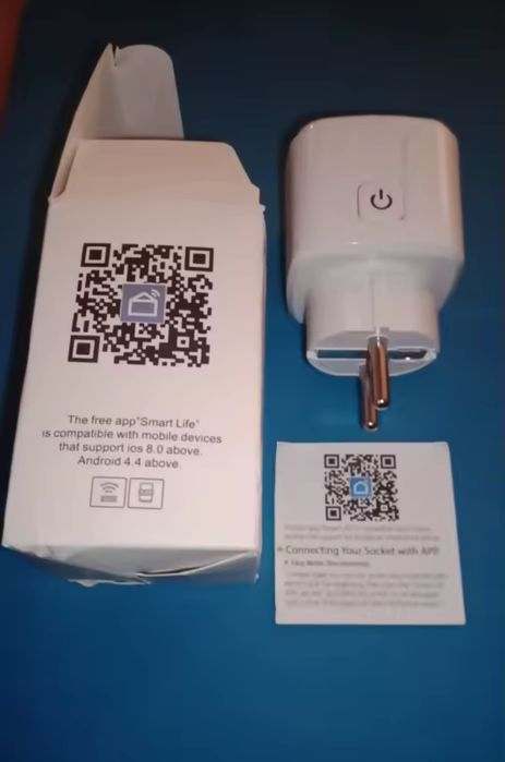 Розумна WiFi розетка 20А Tuya, Smart Life