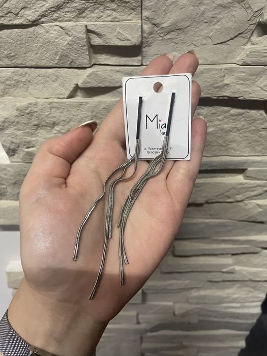 kolczyki nowe srebrne