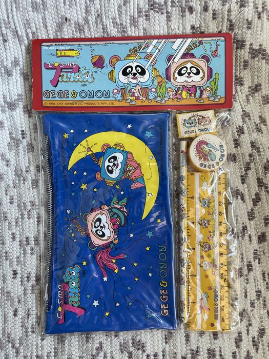 Conjunto escolar vintage anos 80