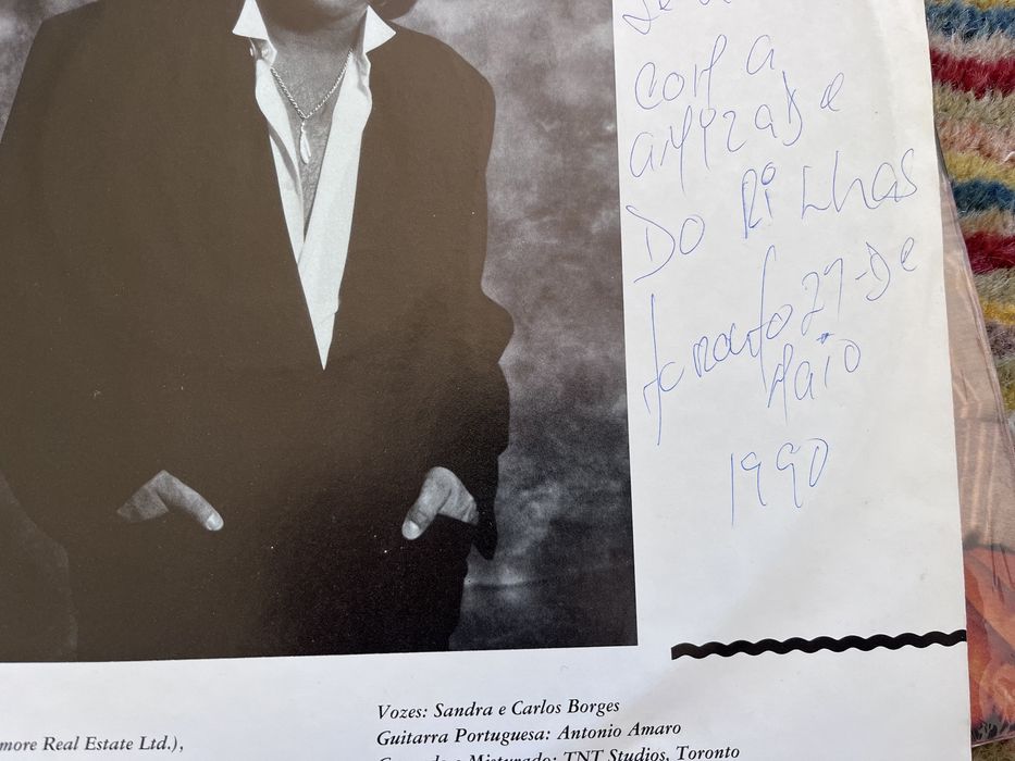 Rilhas LP autografado como novo