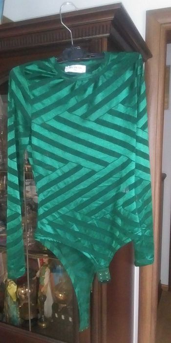 Bluzka body zielone  NOWE, rozmiar xs/ s
