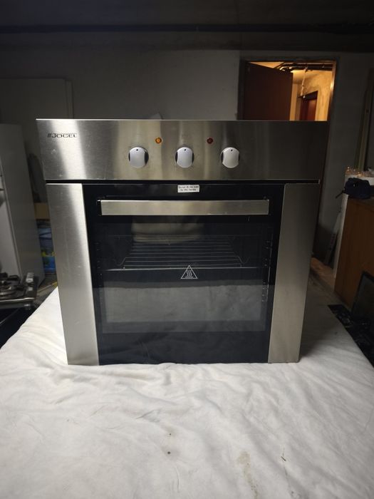 Conjunto JOCEL: Placa a Gás Natural + Forno de Encastre em Inox (Excel