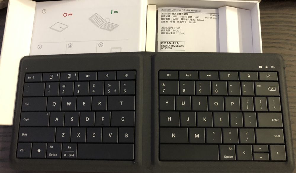 Universal Foldable Keyboard - Teclado Dobrável Microsoft64283863030019121