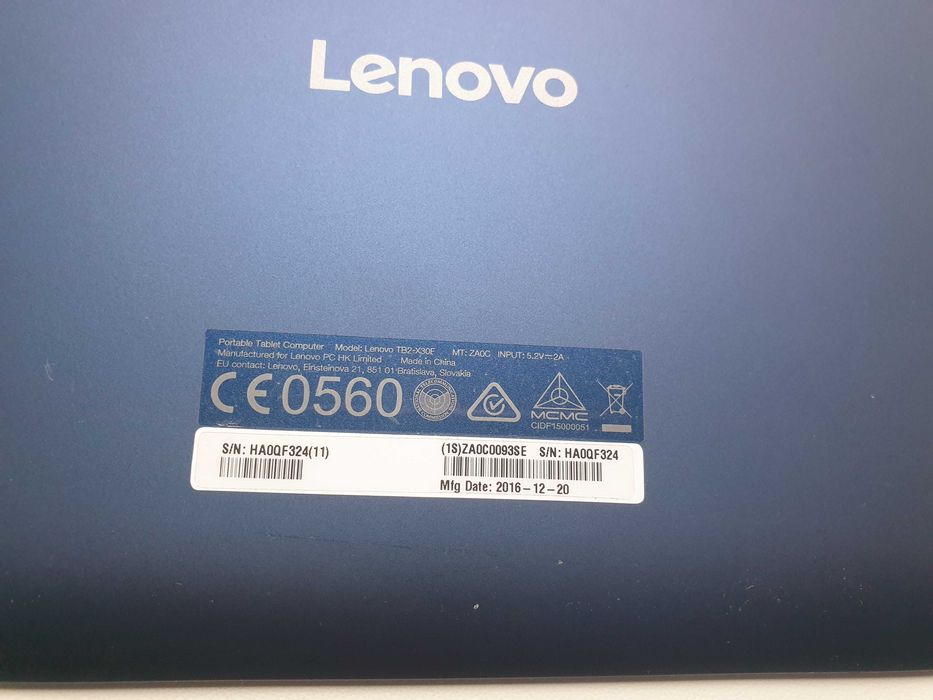 Задня кришка Lenovo Lenovo Tab 2 TB2-X30F Blue