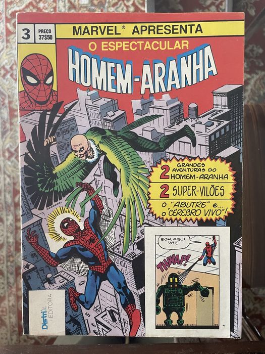 Homem-Aranha Distri Editora 1983 Nº 3, 4 e 5